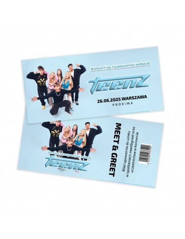 BILET NA KONCERT TEENZ [Meet&Greet]