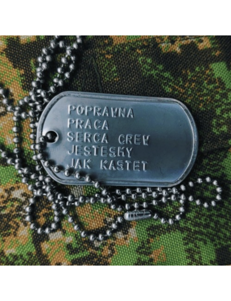 Nieśmiertelnik DOG TAG