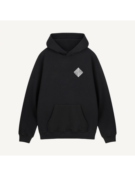 Wytrych Black on White Hoodie 2
